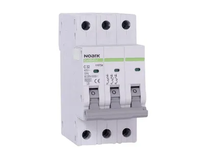 Zdjęcie produktu dla Wyłącznik nadprądowy typu slim Ex9B40J 3P B10 AC 110746 Noark