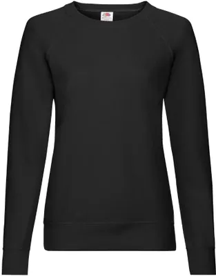 Produktbild von Damen-Sweatshirt Leichter Raglan-Sweat Lady - Schwarz, S
