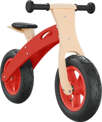 Obrázok produktu pre vidaXL Balančný bicykel pre deti s pneumatikami červený