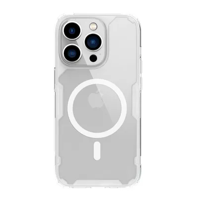 Produktbild von NILLKIN Nature Pro magnetisk etui til Apple iPhone 14 Pro, gennemsigtig
