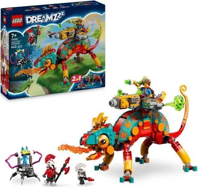 Produktbild von LEGO Dreamzzz Mateo's Feuer spuckendes Chamäleon 71492, Konstruktionsspielzeug, 443 Teile, ab 7 Jahren