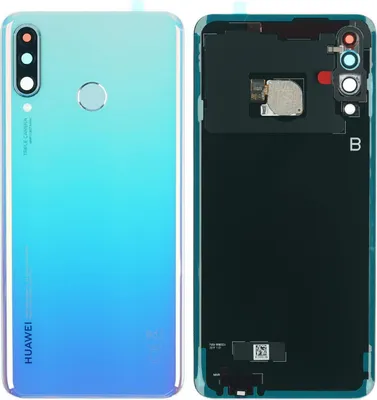 Produktbild von Gehäuse Rückseite für Huawei P30 lite, P30 lite  New Edition (MAR-LX1A, MAR-LX1B), Blau
