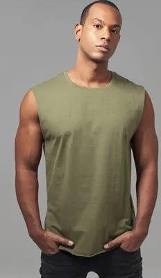 Immagine prodotto di Urban Classics - Camicia senza maniche OPEN EDGE oliv - 3XL