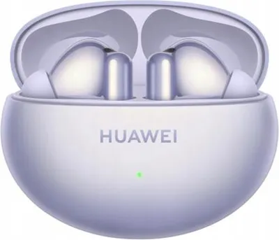 Zdjęcie produktu dla Huawei Freebuds 6I, kolor fioletowy, Bluetooth, ANC (aktywne tłumienie szumów), audio Hi-Res, przetworniki 11 mm, model Orca-T100
