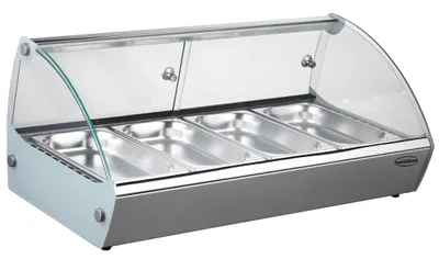 Produktbild von Chefgastro Wärmevitrine 4 1/3 GN BxTxH 840x395x270mm