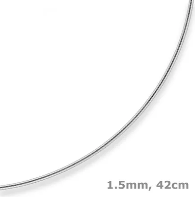 1-5mm-Tondakette-Omegareif-aus-925-Silber-rhodiniert-42cm