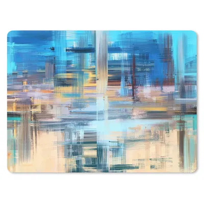 Produktbild von MuchoWow® Mauspad Mousepad Ölfarbe - Abstrakt - Malerei 23x19 cm - Mousepads - Maus Mat - Pad - Mausunterlage - Schreibtischunterlage - Mauspad