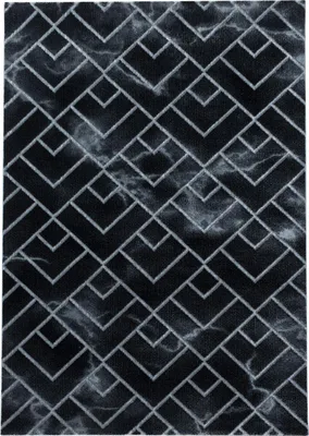 Produktbild von Kurzflor Teppich NAXOS Silber 140 x 200 cm