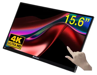 Produktbild von Verbatim PMT-15 4K Portable Touchscreen Monitor