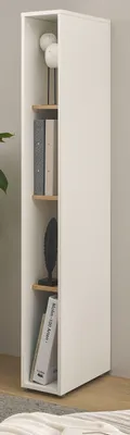 Produktbild von Aktenregal Center in weiß und Wotan Eiche Standregal für Homeoffice und Büro