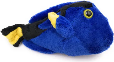 Produktbild von Onwomania Plüschtier Kuscheltier Stoff Tier Doktorfisch Seebader blau Fisch 18 cm
