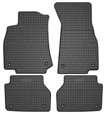 Produktbild von Gummi-Fußmatten für Audi A7 C8 2018- – 4-tlg, Schwarz, passgenau – Wielganizator SolidPRO