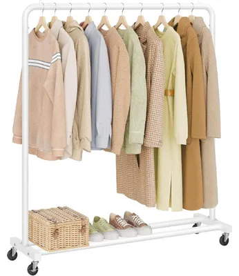 Produktbild von Kleiderbügel HSR016WG01, Tragkraft 50 kg, weiß