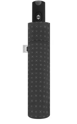 Zdjęcie produktu dla Doppler Carbonsteel Magic - w pełni automatyczny parasol męski, czarny, geometryczny / abstrakcyjny