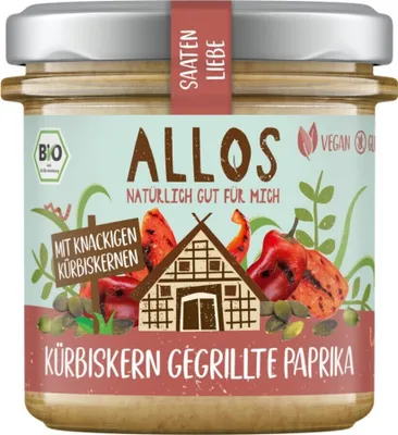 Image de Allos - Saatenliebe Kürbiskerne gegrillte Paprika - 135 g