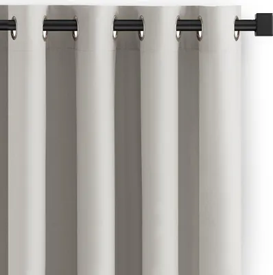 Zdjęcie produktu dla Zasłona do salonu CARLI na przelotkach gładka 140x250 szara Restilo