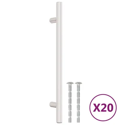 Obrázek produktu pro vidaXL Nábytkové úchytky 20 kusů stříbrná 160 mm nerezová ocel