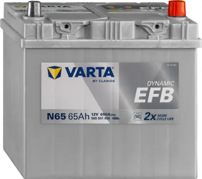 Produktbild von Varta N65 - Starterbatterie Dynamic SLI EFB 12V / 65Ah / 650A