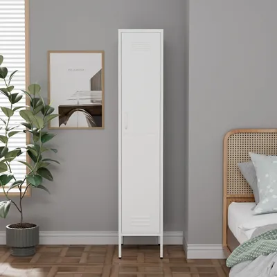 Zdjęcie produktu dla Metalowy szafek 35x50x180 cm - Szafa z regulowanymi półkami