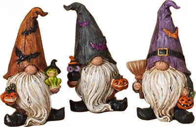 Produktbild von Halloween Gnom Figur als süße Dekoration 15cm 1 Stück