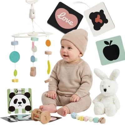 Immagine prodotto di Classic World Baby Confezione regalo Baby Shower Massaggiagengive Peluche