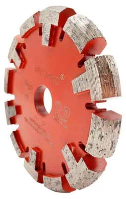 Produktbild von Diamant-Trennscheibe VSegment 130x16x12x22,23mm mit 12 Stützsegmenten für industrielle Hochdruckmaschinen, Trocken- & Nassschnitt