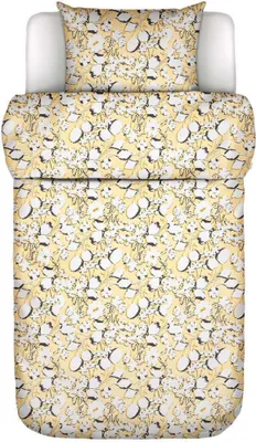 Produktbild von Marc O' Polo Satin-Bettwäsche-Garnitur Hanne Farbe Pale Yellow Größe 140x200+70x90