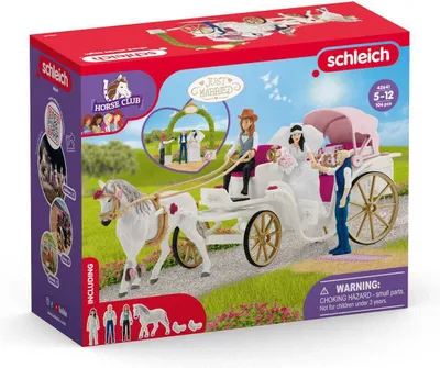 Produktbild von schleich HORSE CLUB Hochzeitskutsche - 42641, Wedding carriage, Horse Stable, Horses, 5 Jahr(e), Mehrfarbig, Kunststoff