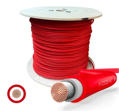 Produktbild von SOLARTRONICS Solarkabel 4mm² 100m, Balkonkraftwerk Kabel, Germany, Solar Verlängerungskabel, erdverlegbar, Rot