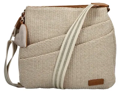 Produktbild von Rieker Damen Umhängetasche Herzanhänger Umhängeriemen Reißverschluss H1004, Farbe:Braun