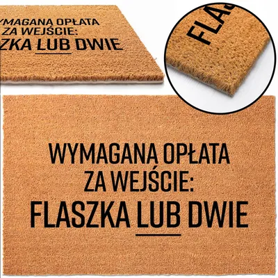Produktbild von TabPrint Kokos Fußmatte 40x60 cm Schmutzfang Dekorativ