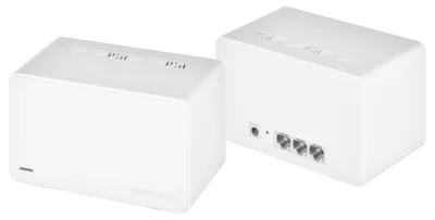 Produktbild von Mercusys AX3000 Whole Home Mesh WiFi 6 System, Weiß, Intern, Mesh-System, 460 m², Dual-Band (2,4 GHz/5 GHz), Wi-Fi 6 (802.11ax)