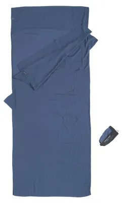 Produktbild von Cocoon Travel Sheet Lyocell Hüttenschlafsack (Wärmeleistung +3,5°C / Max. Körpergröße 190cm / Gewicht 0,36kg) mystic blue