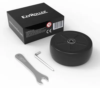 Immagine prodotto di EzyRoller Classic / Drifter: rotella di ricambio in PU, ruota di ricambio, pezzo di ricambio (nero)