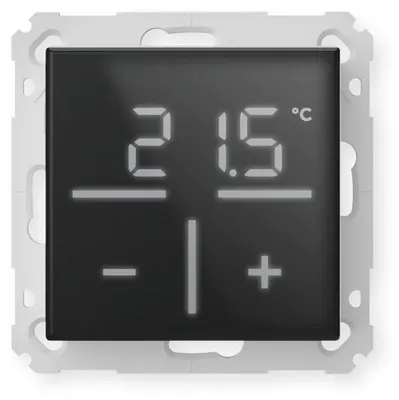 Obrázek produktu pro HomeMatic 161570A0, Digitální termostat, Černá, IP20, 130 m, Dotyk, 230 V