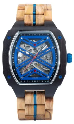 Obrázek produktu pro Pánské dřevěné hodinky Edenhölzer Skeleton Automatic Sal ED090-001