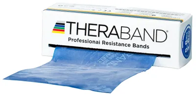 Image de TheraBand bande de fitness 5,5 m, bleu, extra fort