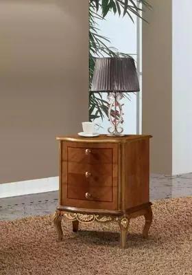 Produktbild von Klassische Elegante Wohnzimmer Kommode Holz Möbel Schubladen Design