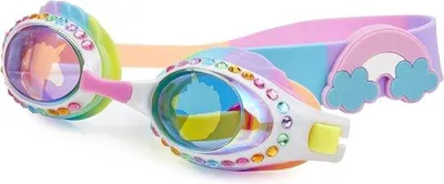 Produktbild von Schwimmbrille Rosa mit Glitzer-Effekt, aus dauerhaftem Plastic, 10 x 5 x 3 cm
