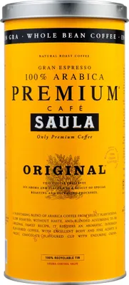 Obrázek produktu pro Café Saula - Káva Premium Original, zrno. plechovka 500 g