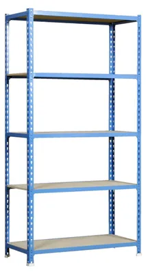 Produktbild von PROREGAL Schwerlastregal BIG MULI | HxBxT 200x100x40cm | 5 Fachböden | Fachlast 150kg | Blau | Lagerregal Kellerregal Werkstattregal Metallregal Fachbodenregal Steckregal