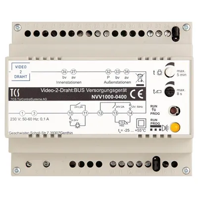 Obrázek produktu pro Napájecí/řídicí jednotka TCS pro ovládání dveří NVV1000-0400