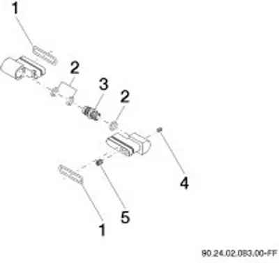 Produktbild von Dornbracht 90240208300-00 Gelenk für Bidet Ersatzteile