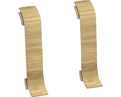 Produktbild von Prinz Verbinder für Kabelkanal-Sockelleiste Eiche rustikal 60 mm