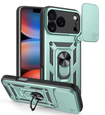 Produktbild von Techsuit – CamShield Series Schutzhülle für iPhone 17 Pro – grün