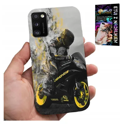 Image de Étui Pour Samsung Galaxy A41 - Moto Fan Plusieurs Motifs De Dos