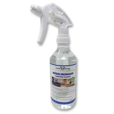 Produktbild von PandaCleaner Möbel Reiniger - 500ml Entfetter Reiniger Intensiv & Sensitiv - Holzreiniger Möbel für Kunststoff, Lack- & Lederoberflächen