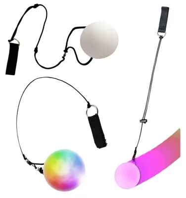 Obrázok produktu pre Led sklolaminát žonglovanie loptička 2-farebné