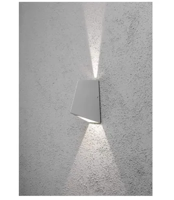 Productafbeelding van Konstsmide Imola, aluminium met grijze coating, helder acrylglas, artikelnummer 7928-310