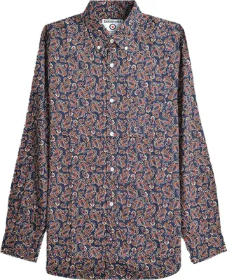 Produktbild von Lambretta - Hemd für Herren, Langärmlig LB382 (3XL) (Marine)